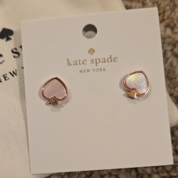 Kate Spade Iridescent Spade Earrings - Picture 1 of 3